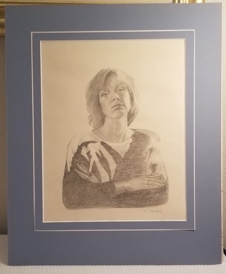 Pencil sketch Susan Statham