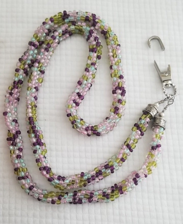 Beaded lanyard