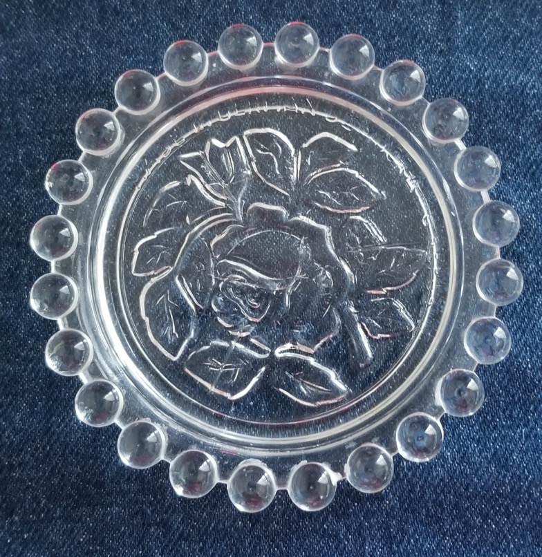 East Germany glass coaster $10 4