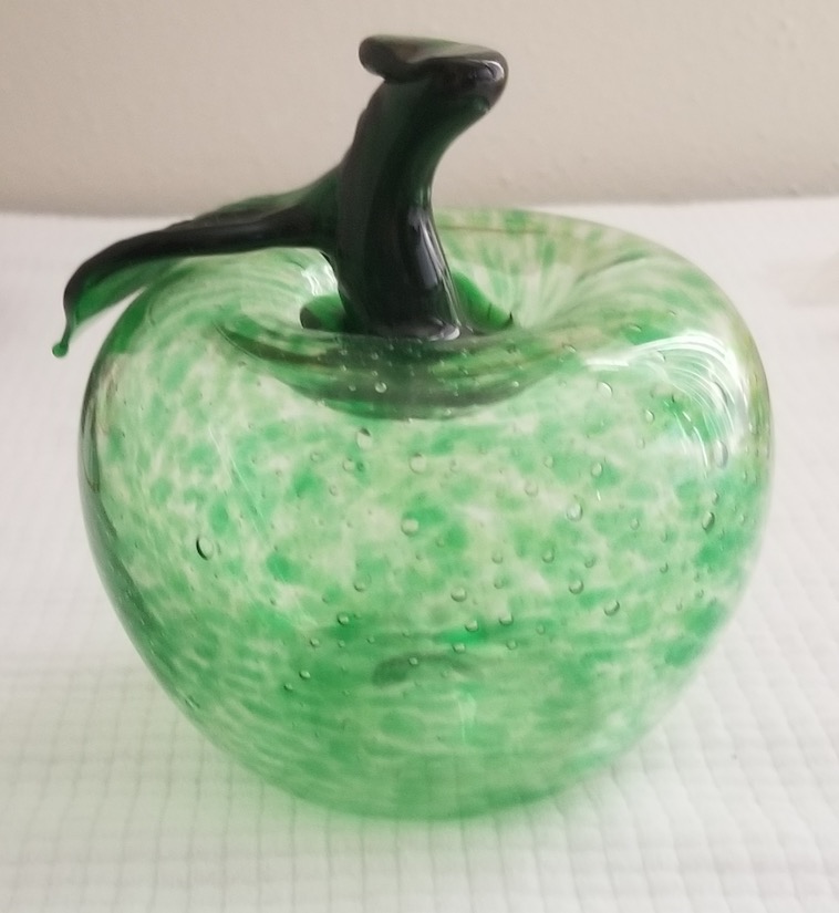 Apple paperweight $25